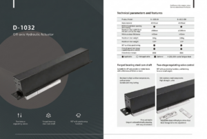 D-1032 hydraulic pivot hinge description
