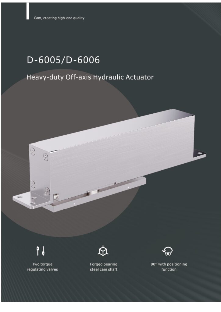 D-6005 500kgs hydraulic pivot door conceal closer