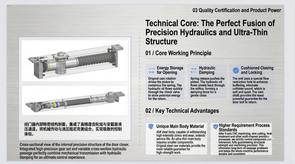 SH hydraulic pivot working principles