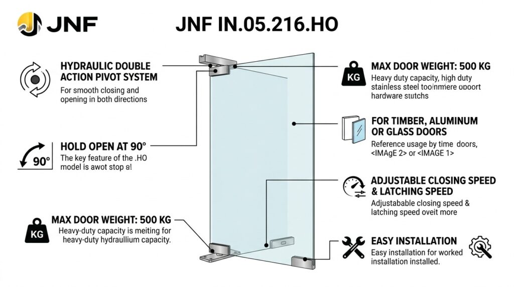 JNF 500kgs hydraulic pivot